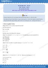 Đề thi học kì 1 Toán 10 Kết nối tri thức - Đề số 8